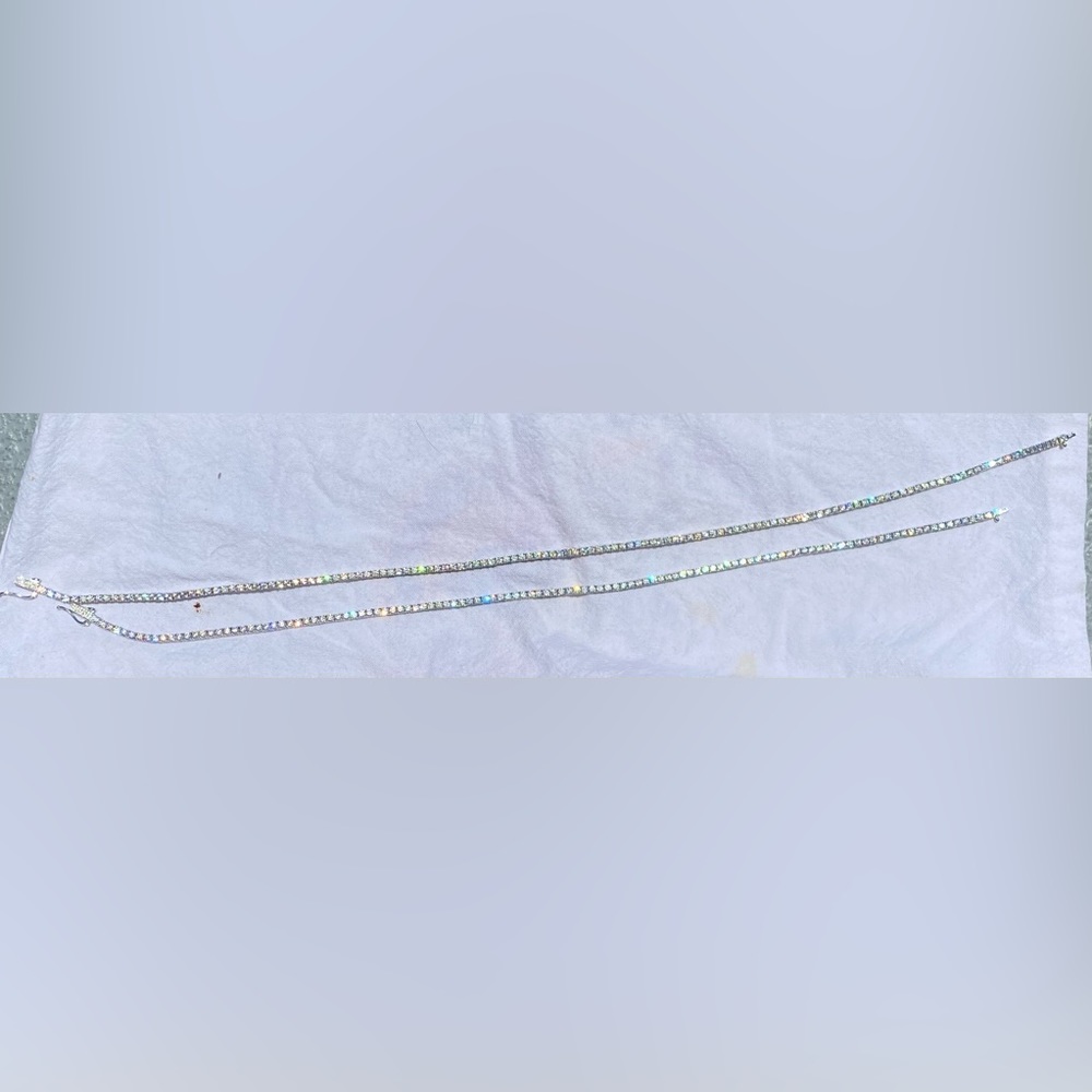 Tennis Chain Stack, 16” & 18”, 2mm